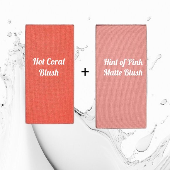 Hot Coral Shimmer Bundle 2 Chromafusion Blush - - Picture 7 of 12